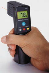 Shop MeterMall for noncontact infrared thermometers to measure surface temperature.